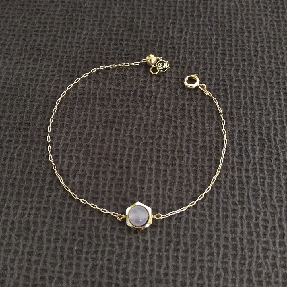 La Meno Hexagon Rose🌹Quartz💎Bracelet